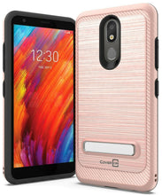 Load image into Gallery viewer, LG Aristo 4 Plus Cases / LG Prime 2 Case - Metal Kickstand Hybrid Phone Cover - SleekStand Series