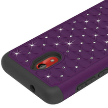 Load image into Gallery viewer, Coolpad Illumina Case - Rhinestone Bling Hybrid Phone Cover - Aurora Series