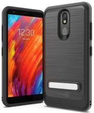 Load image into Gallery viewer, LG Aristo 4 Plus Cases / LG Prime 2 Case - Metal Kickstand Hybrid Phone Cover - SleekStand Series