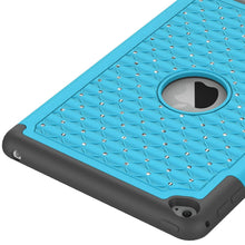 Load image into Gallery viewer, Apple iPad Mini 5 (2019) / iPad Mini 4 (2015) Case (7.9") - Rhinestone Bling Hybrid Phone Cover - Aurora Series