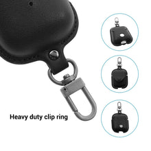 Load image into Gallery viewer, AirPods Case Cover, Leather Slim Fit Protective Soft Cover for Apple AirPods 1 & 2 Charging Case with Keychain