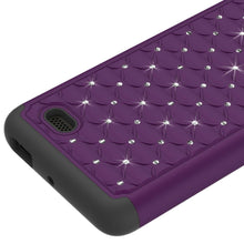 Load image into Gallery viewer, Coolpad Illumina Case - Rhinestone Bling Hybrid Phone Cover - Aurora Series
