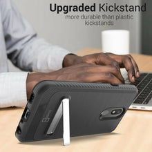 Load image into Gallery viewer, LG Aristo 4 Plus Cases / LG Prime 2 Case - Metal Kickstand Hybrid Phone Cover - SleekStand Series
