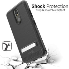 Load image into Gallery viewer, LG Aristo 4 Plus Cases / LG Prime 2 Case - Metal Kickstand Hybrid Phone Cover - SleekStand Series