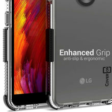 Load image into Gallery viewer, LG Aristo 4 Plus Cases / LG Prime 2 Clear Case - Protective TPU Rubber Phone Cover - Collider Series