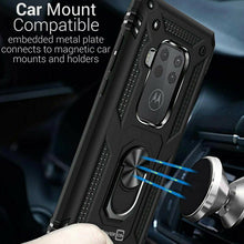 Load image into Gallery viewer, Motorola One Zoom Case with Metal Ring Kickstand - Resistor Series