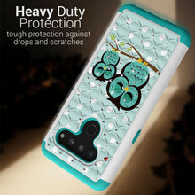Load image into Gallery viewer, LG V50 ThinQ Case - Rhinestone Bling Hybrid Phone Cover - Aurora Series