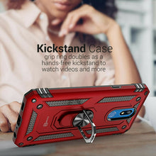 Load image into Gallery viewer, LG K40 / Xpression Plus 2 / Harmony 3 / Solo LTE Case with Metal Ring Kickstand - Resistor Series