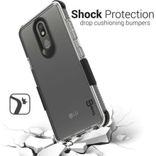 Load image into Gallery viewer, LG Aristo 4 Plus Cases / LG Prime 2 Clear Case - Protective TPU Rubber Phone Cover - Collider Series