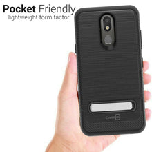 Load image into Gallery viewer, LG Aristo 4 Plus Cases / LG Prime 2 Case - Metal Kickstand Hybrid Phone Cover - SleekStand Series