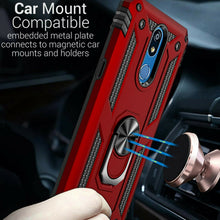 Load image into Gallery viewer, LG K40 / Xpression Plus 2 / Harmony 3 / Solo LTE Case with Metal Ring Kickstand - Resistor Series