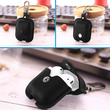 Load image into Gallery viewer, AirPods Case Cover, Leather Slim Fit Protective Soft Cover for Apple AirPods 1 & 2 Charging Case with Keychain