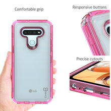 Load image into Gallery viewer, LG K51 / Reflect Clear Case - Full Body Tough Military Grade Shockproof Phone Cover