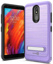 Load image into Gallery viewer, LG Aristo 4 Plus Cases / LG Prime 2 Case - Metal Kickstand Hybrid Phone Cover - SleekStand Series
