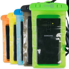 Load image into Gallery viewer, Universal Waterproof Case, IPX8 Waterproof Phone Pouch Dry Bag Compatible for iPhone/Galaxy/LG/Motorola/Pixel any phone up to 6.5", Pouch for Beach Kayaking Travel (2 Pack)