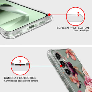 Samsung Galaxy S24 FE 5G Slim Case Transparent Clear TPU Design Phone Cover