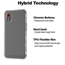 Load image into Gallery viewer, Samsung Galaxy XCover7 Clear Hybrid Slim Hard Back TPU Case Chrome Buttons
