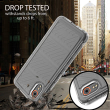 Load image into Gallery viewer, Samsung Galaxy XCover7 Clear Hybrid Slim Hard Back TPU Case Chrome Buttons
