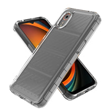 Load image into Gallery viewer, Samsung Galaxy XCover7 Clear Hybrid Slim Hard Back TPU Case Chrome Buttons
