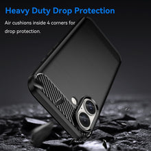 Load image into Gallery viewer, Apple iPhone 16 Plus Case Slim TPU Phone Cover w/ Carbon Fiber
