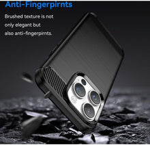 Load image into Gallery viewer, Apple iPhone 16 Pro Case Slim TPU Phone Cover w/ Carbon Fiber
