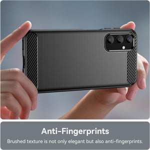 Samsung Galaxy A25 5G Case Slim TPU Phone Cover w/ Carbon Fiber