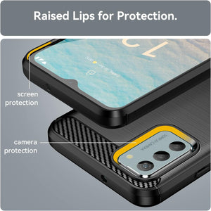 Nokia G310 5G / G42 Case Slim TPU Phone Cover w/ Carbon Fiber