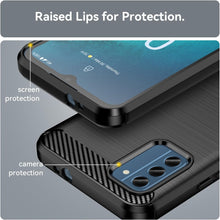 Load image into Gallery viewer, Nokia C300 / G100 Case Slim TPU Phone Cover w/ Carbon Fiber
