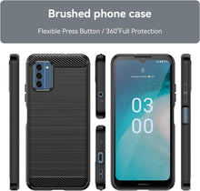 Load image into Gallery viewer, Nokia C300 / G100 Case Slim TPU Phone Cover w/ Carbon Fiber
