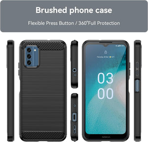 Nokia C300 / G100 Case Slim TPU Phone Cover w/ Carbon Fiber