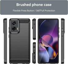 Load image into Gallery viewer, Motorola Moto G Stylus 5G 2024 Case Slim TPU Phone Cover w/ Carbon Fiber
