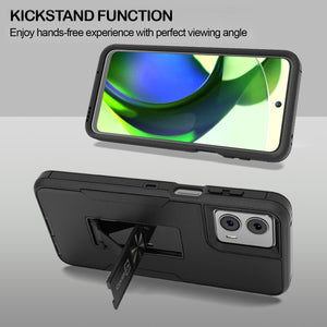 Motorola Moto G 5G 2023 Case Heavy Duty Rugged Phone Cover w/ Kickstand