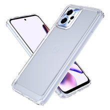 Load image into Gallery viewer, Motorola Moto G13/G23 Clear Hybrid Slim Hard Back TPU Case Chrome Buttons
