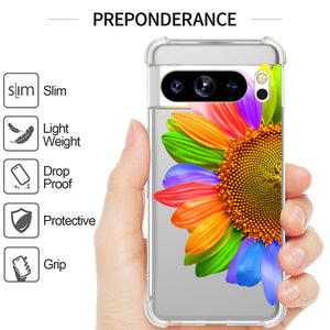 Google Pixel 8 Pro Phone Case Slim Transparent Clear TPU Design Phone Cover