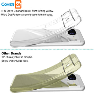 Google Pixel 8 Case - Slim TPU Silicone Phone Cover Skin