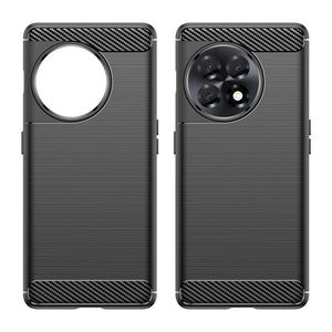 1+ OnePlus Ace 2/11R Case Slim TPU Phone Cover w/ Carbon Fiber