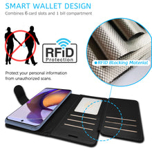 Load image into Gallery viewer, Motorola Moto G Stylus 5G 2023 Wallet Case RFID Blocking Leather Folio Phone Pouch
