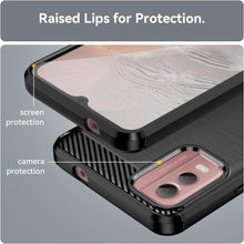 Load image into Gallery viewer, Nokia C32 Case Slim TPU Phone Cover w/ Carbon Fiber
