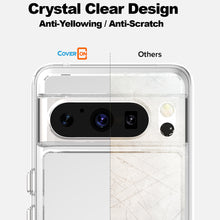 Load image into Gallery viewer, Google Pixel 8 Pro Phone Case Clear Hybrid Slim Hard Back TPU Chrome Buttons
