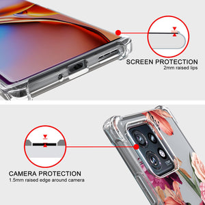Motorola Edge+ Plus (2023)/Moto Edge 40 Pro  Slim Case Transparent Clear TPU Design Phone Cover