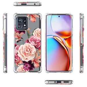 Motorola Edge+ Plus (2023)/Moto Edge 40 Pro  Slim Case Transparent Clear TPU Design Phone Cover