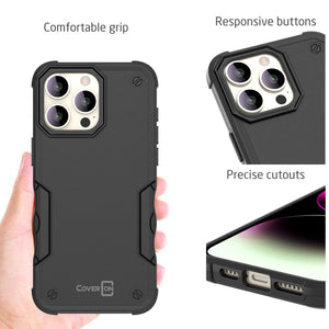 Apple iPhone 15 Pro Case Heavy Duty Military Grade Phone Cover