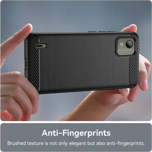 Nokia C110 Case Slim TPU Phone Cover w/ Carbon Fiber – CoverON Case Nokia C110 Case Slim TPU Phone Cover w/ Carbon Fiber – CoverON Case