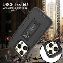 Load image into Gallery viewer, Apple iPhone 15 Pro Case Heavy Duty Rugged Phone Cover w/ Kickstand
