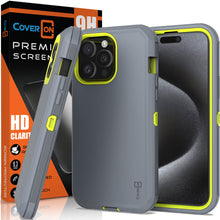 Load image into Gallery viewer, Apple iPhone 15 Pro Max Case Military Grade Heavy Duty Phone Cover
