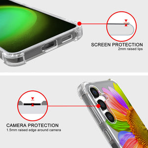 Samsung Galaxy S24 Slim Case Transparent Clear TPU Design Phone Cover