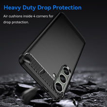 Load image into Gallery viewer, Samsung Galaxy S24 Case Slim TPU Phone Cover w/ Carbon Fiber

