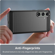 Load image into Gallery viewer, Samsung Galaxy S24+ Plus Case Slim TPU Phone Cover w/ Carbon Fiber
