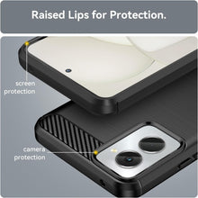 Load image into Gallery viewer, Motorola Moto G Power 5G 2024 Case Slim TPU Phone Cover w/ Carbon Fiber
