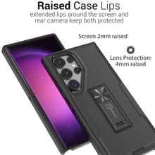 Load image into Gallery viewer, Samsung Galaxy S24 Ultra Case Heavy Duty Rugged Phone Cover w/ Kickstand
